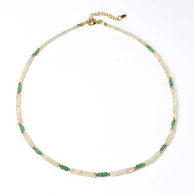 Collar en plata con Ópalo de Welo