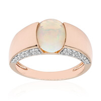 Anillo en oro con Ópalo de Welo