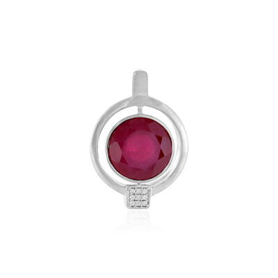 Colgante en plata con Rubí de Madagascar (MONOSONO COLLECTION)