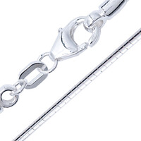 Cadena en plata Sterling 925 45 cm - 5,8 g