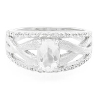 Anillo en plata con Petalita