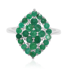Anillo en plata con Esmeralda