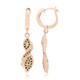 Pendientes en plata con Diamante fantasía