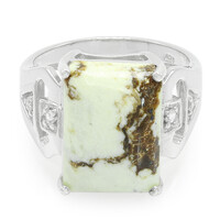 Anillo en plata con Magnesita