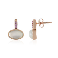 Pendientes en plata con Piedra de Luna blanca (KM by Juwelo)
