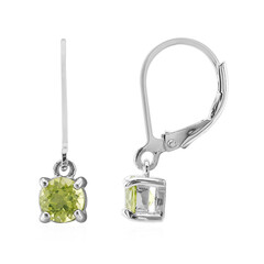 Pendientes en plata con Peridoto de Birmania