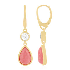 Pendientes en plata con Rodocrosita