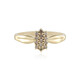 Anillo en oro con Diamante chocolate I2