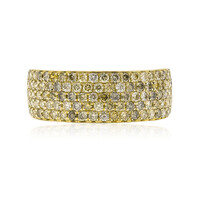 Anillo en oro con Diamante fancy SI2 (CIRARI)