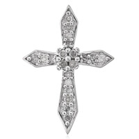 Colgante en plata con Diamante I2 (I)