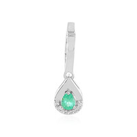 Colgante en plata con Esmeralda de Rusia