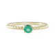 Anillo en oro con Esmeralda de Rusia