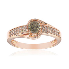 Anillo en oro con Diamante rosa de Francia de Argyle VS1