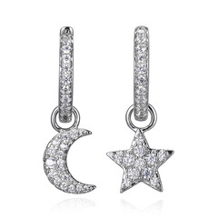 Pendientes en plata con Zircón
