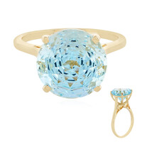 Anillo en oro con Topacio Capri (PHANTASIA)