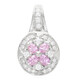 Colgante en plata con Zafiro Padparadscha