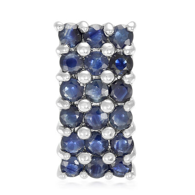 Colgante en plata con Zafiro azul