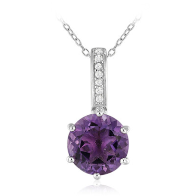 Collar en plata con Amatista