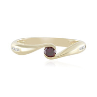 Anillo en oro con Diamante rosa SI2 (de Melo)