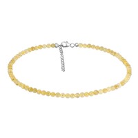 Collar en plata con Cuarzo rutilado