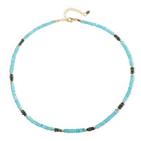 Collar en plata con Apatita azul