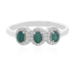 Anillo en plata con Grandidierita