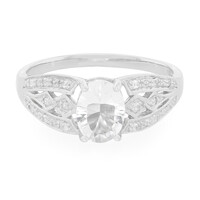 Anillo en plata con Petalita
