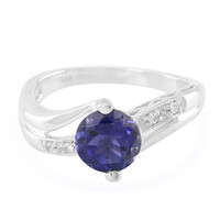 Anillo en plata con Iolita de Orissa