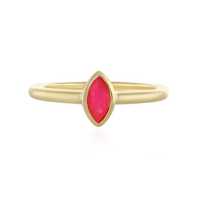 Anillo en plata con Ópalo rosa de Etiopía