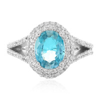 Anillo en plata con Zircón de Ratanak Kirí