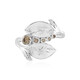 Anillo en plata con Diamante I3 champán (de Melo)
