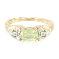 Anillo en oro con Turmalina Paraíba