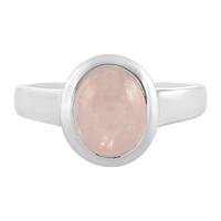 Anillo en plata con Morganita