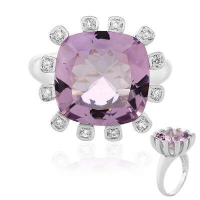 Anillo en plata con Amatista Rosa de Francia