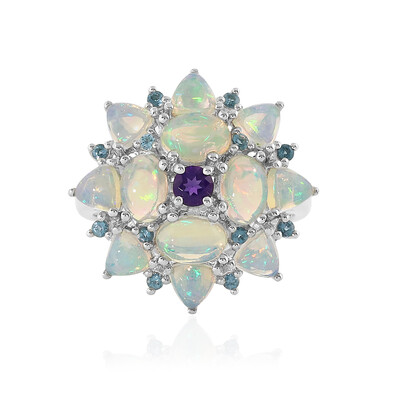 Anillo en plata con Ópalo de Welo