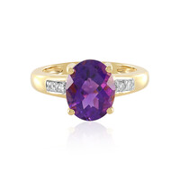 Anillo en plata con Amatista