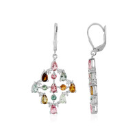 Pendientes en plata con Turmalina