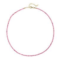 Collar en plata con Turmalina rosa
