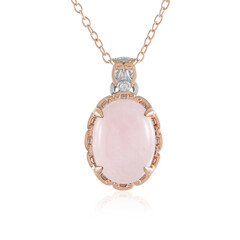 Collar en plata con Morganita de Brasil (Gems en Vogue)