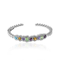 Brazalete en plata con Rodolita (Dallas Prince Designs)