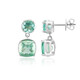 Pendientes en plata con Fluorita de Braldu (Pallanova)