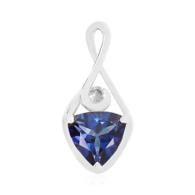 Colgante en plata con Topacio azul royal