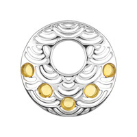 Colgante en plata con Ámbar báltico limón