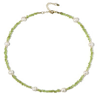 Collar en plata con Peridoto (Riya)