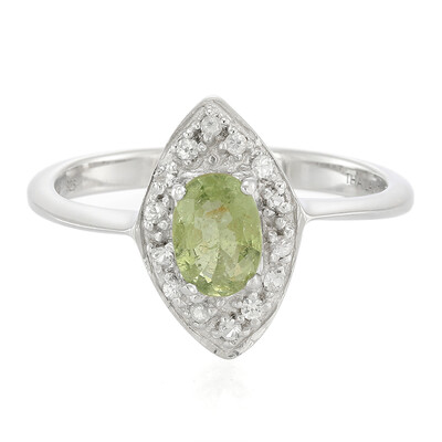 Anillo en plata con Turmalina Paraíba