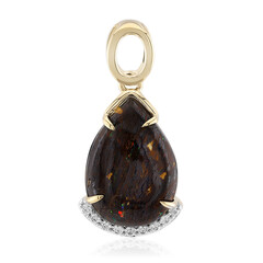 Colgante en oro con Ópalo Boulder