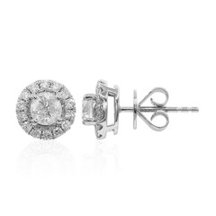Pendientes en oro con Diamante I1 (H)  (CIRARI)