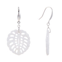 Pendientes en plata con Nácar