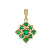 Colgante en oro con Esmeralda de Brasil (Adela Gold)