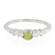 Anillo en plata con Zafiro verde